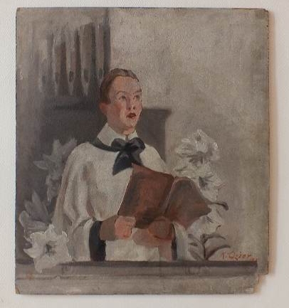 Kenneth Ozier Portrait painting 