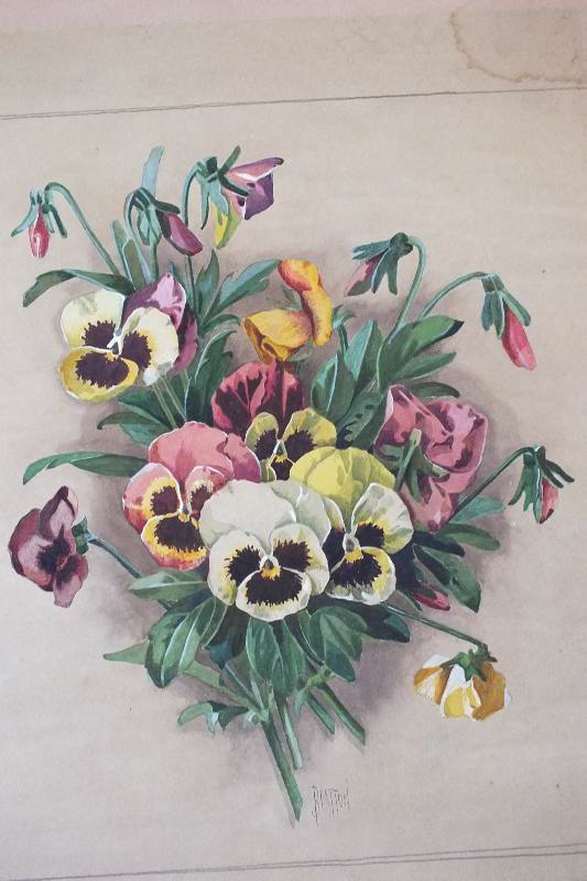 Four original paintings 