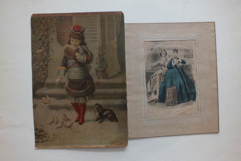 Vintage and antique fashion Art.