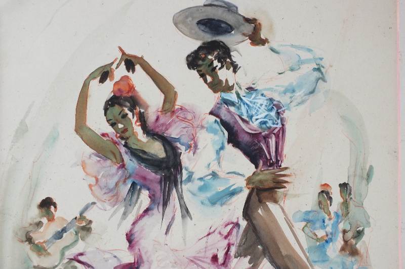 Original watercolor painting