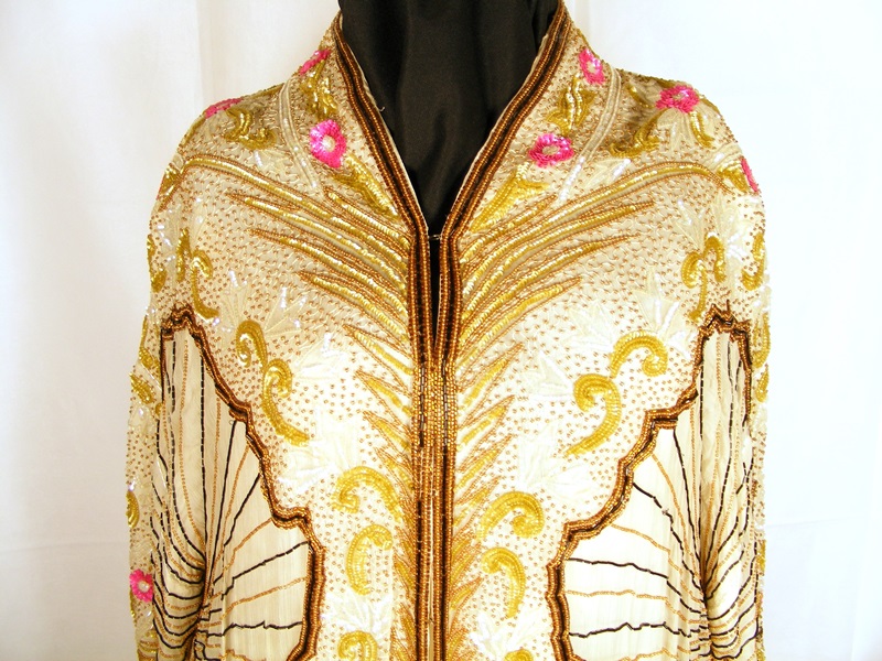 Vintage Beaded Evening Jacket