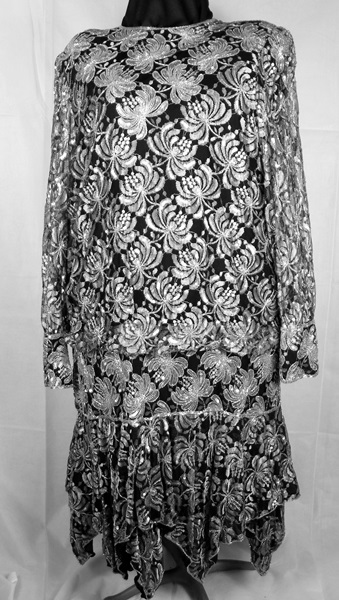 Vintage Lace Evening Gown