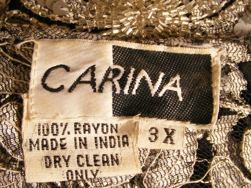 Vintage Lace Evening Gown