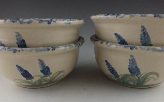 Four, Paul Storie Pottery Company bowls