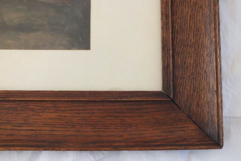 An unsigned watercolor on paper which depicts a barn scene in between the seasons with wonderful majestic trees