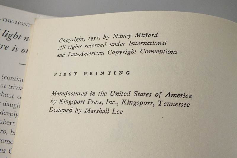 A pair of first edition hardback books: a 1951 First Printing of "The Blessing " by Nancy Milford and  1963 first edition "The Great Auk" by Allan W. Eckert