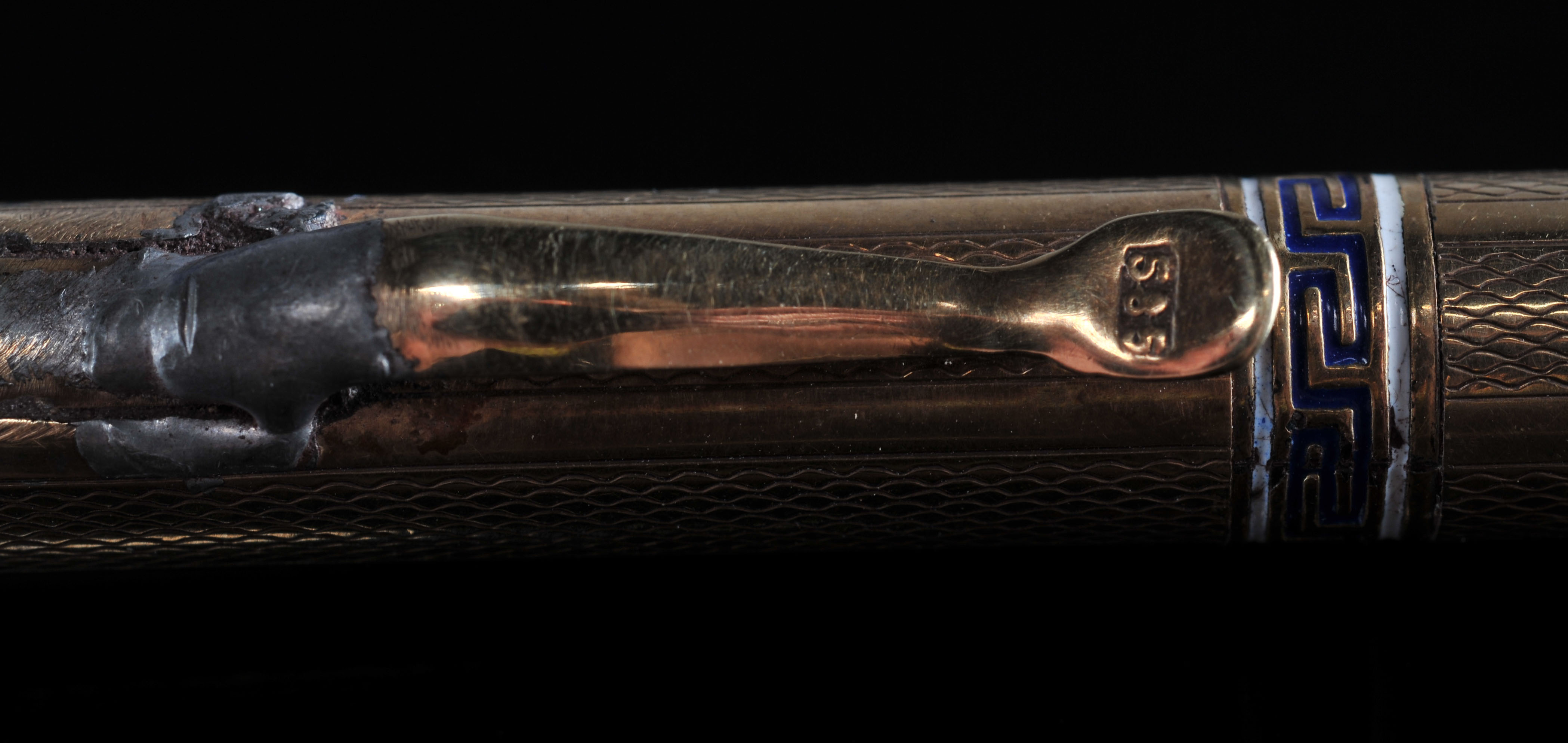 14K yellow gold pencil 