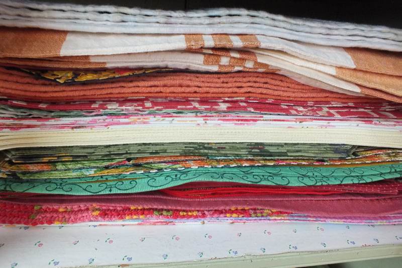 A generous lot of rectangular and circular placemats for every occasion