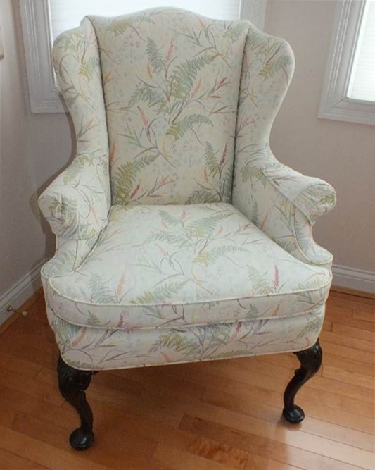 A pair of Traditional Queen Anne style chairs from Key City Wilkesboro NC