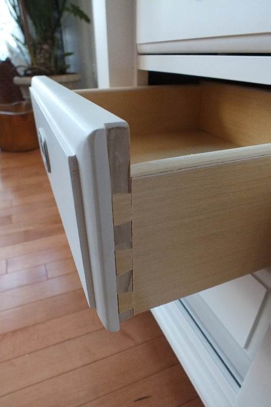 A white painted wood cabinet, Country Cottage in style