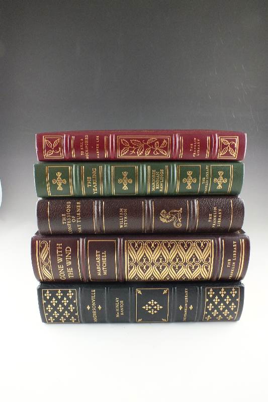 A Group of Five Limited Edition books published by The Franklin Library