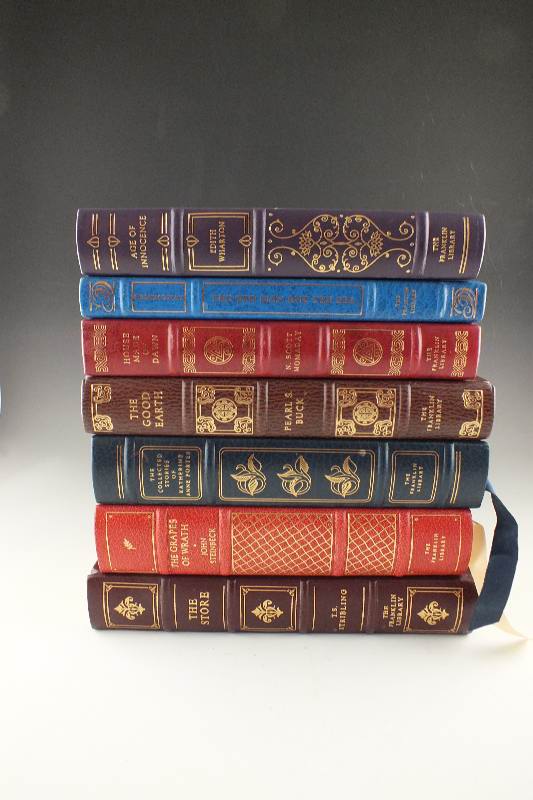 A Group of Seven Limited Edition books published by The Franklin Library