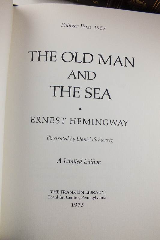 A Group of Seven Limited Edition books published by The Franklin Library