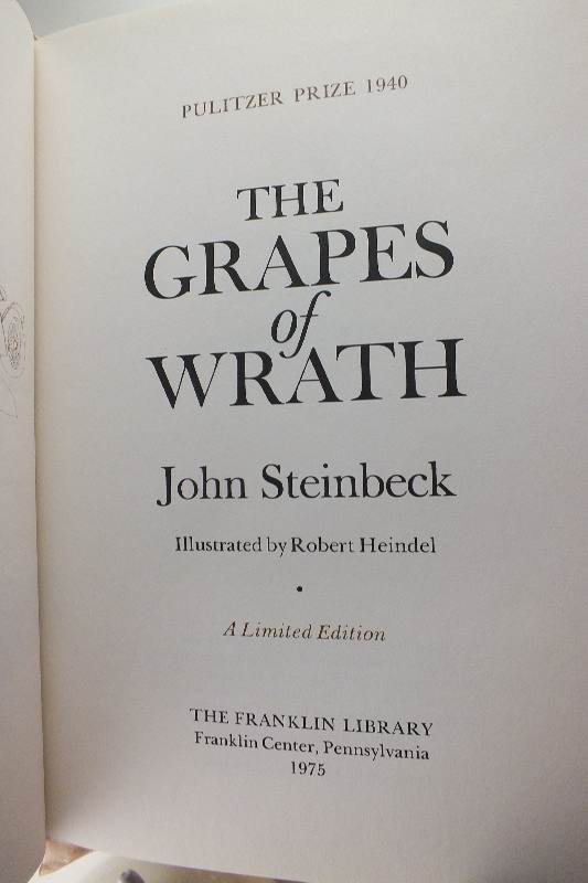 A Group of Seven Limited Edition books published by The Franklin Library