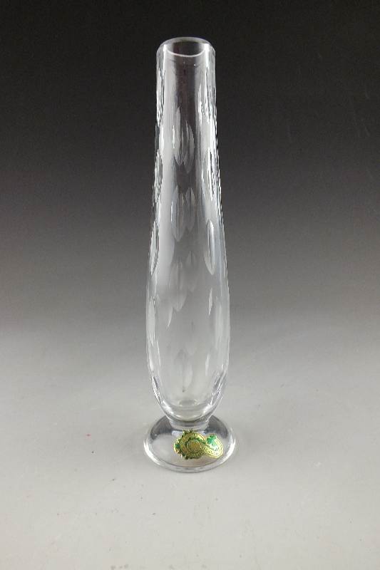 A dainty Waterford bud vase