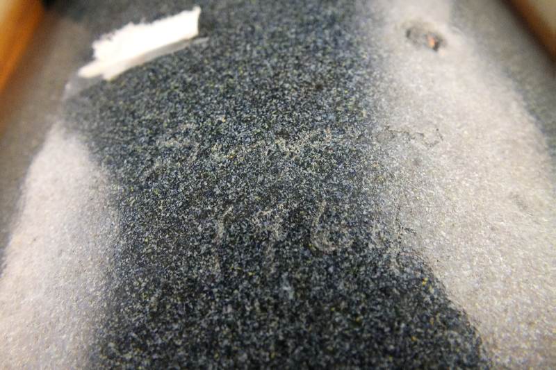 A pair of orignal enamel art pieces signed and dated by artist, Simpson 1964