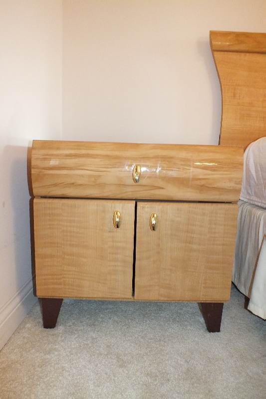 Contemporary style nightstand from USA Pilliod Furniture Inc., Division of Ladd Furniture
