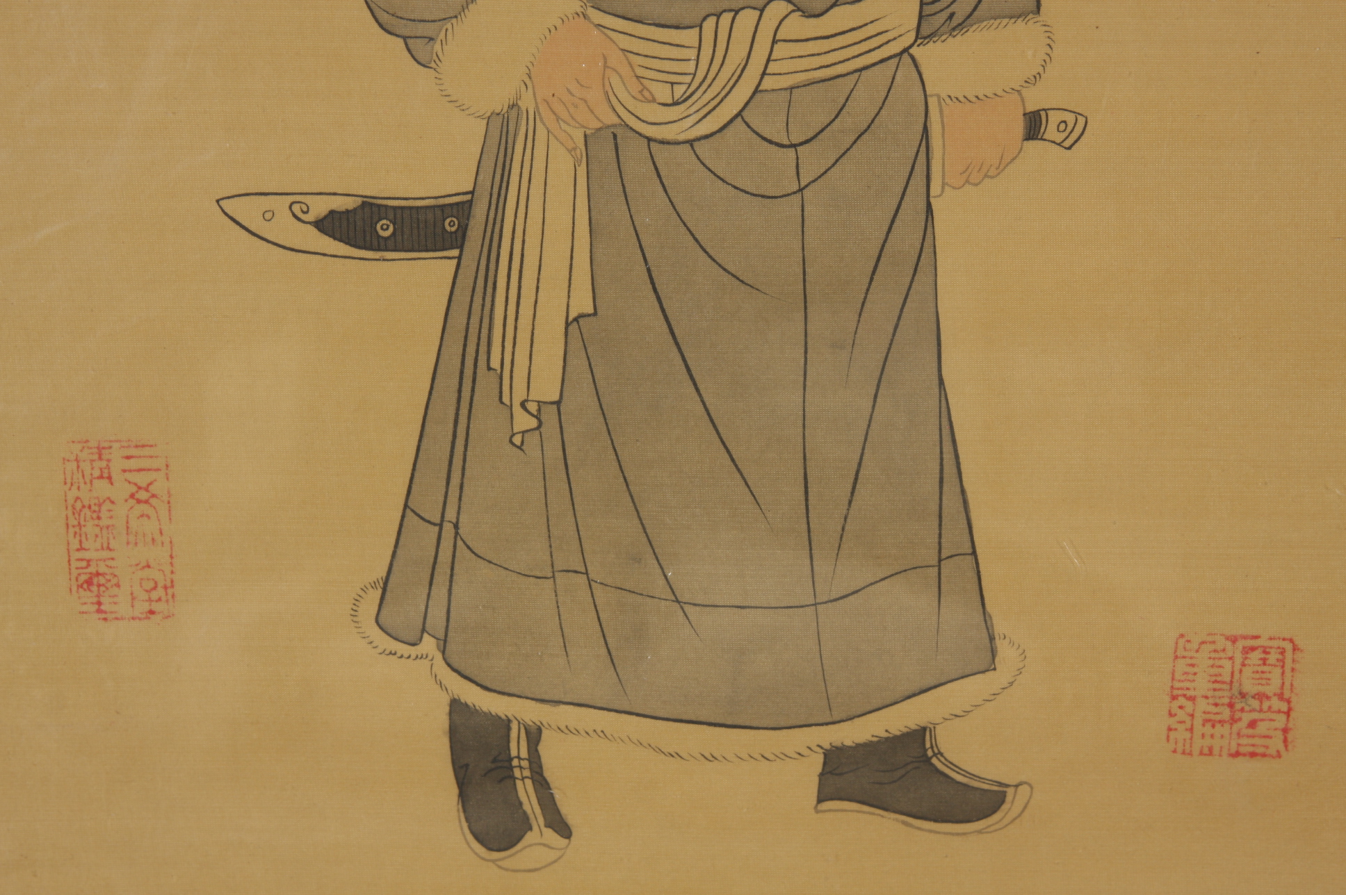 Chinese Painting On Silk