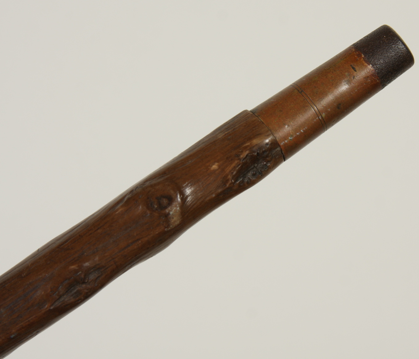 Victorian Parasol and Cane, Gold Filled and Sterling Silver Decoration