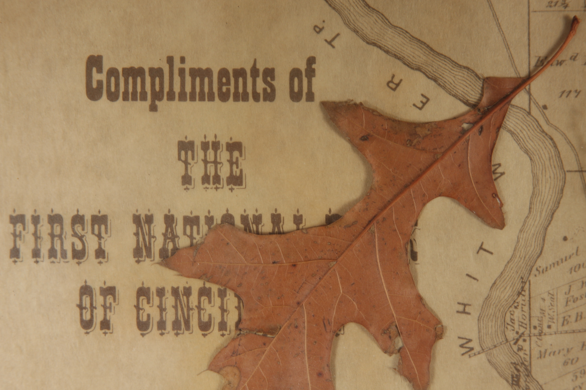 1869 Map of Colerain, Cincinnati, Ohio