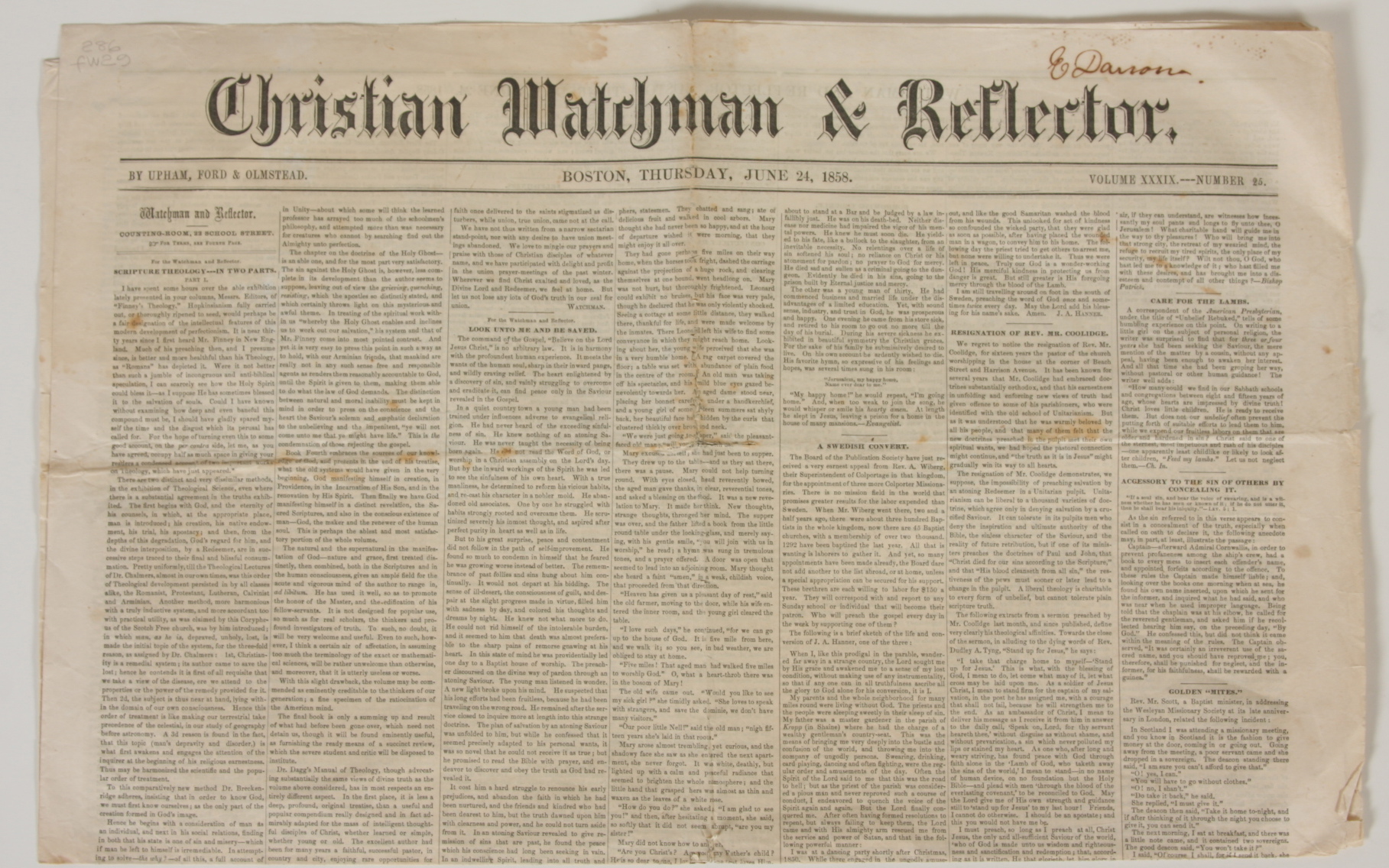 Antique Newspapers