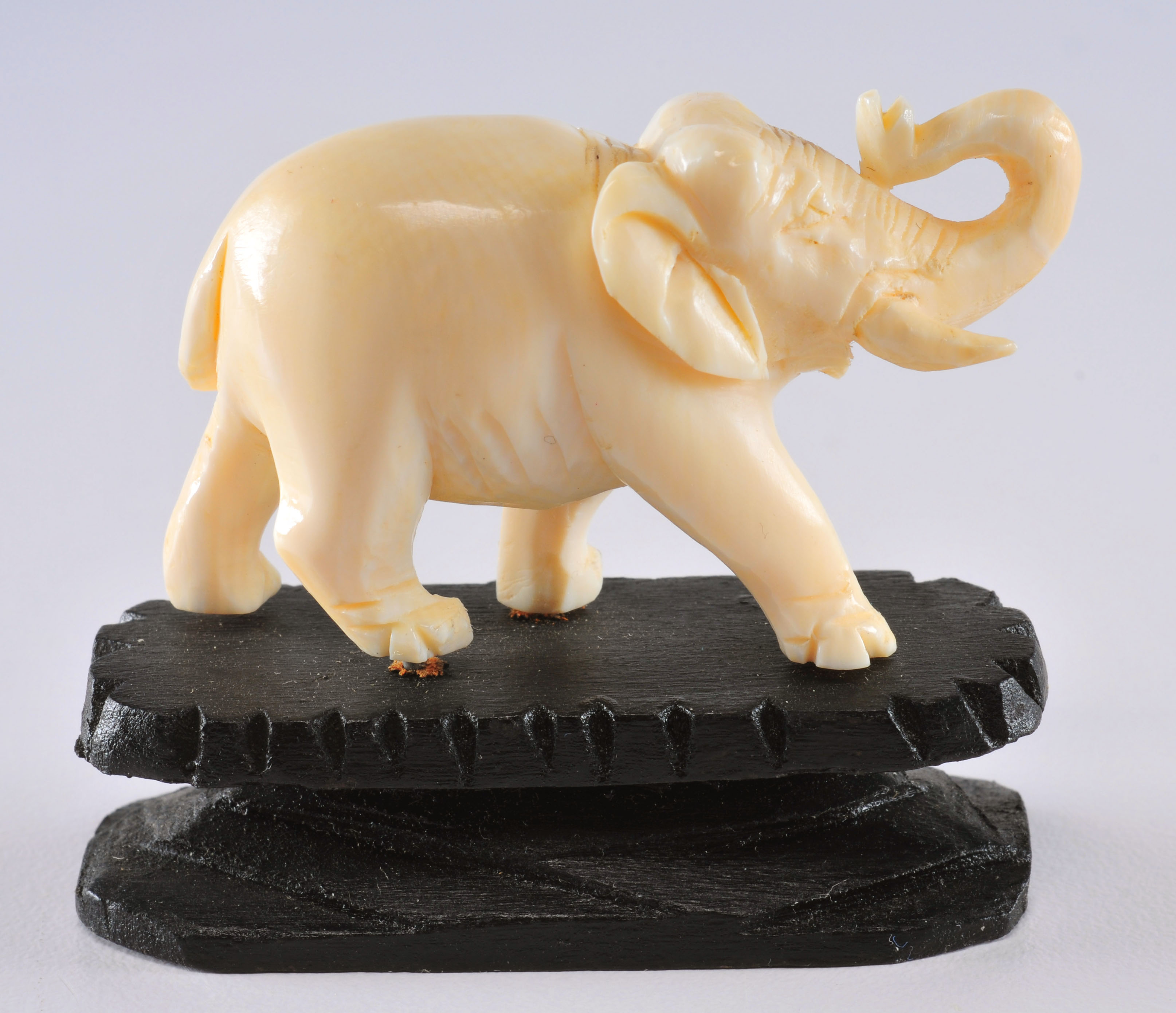 Chinese Ivory Miniature Elephant Carving