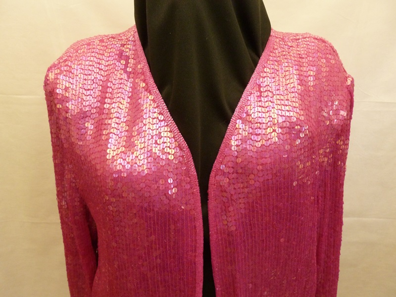 Chanson D. Amour 100% Silk Evening Jacket