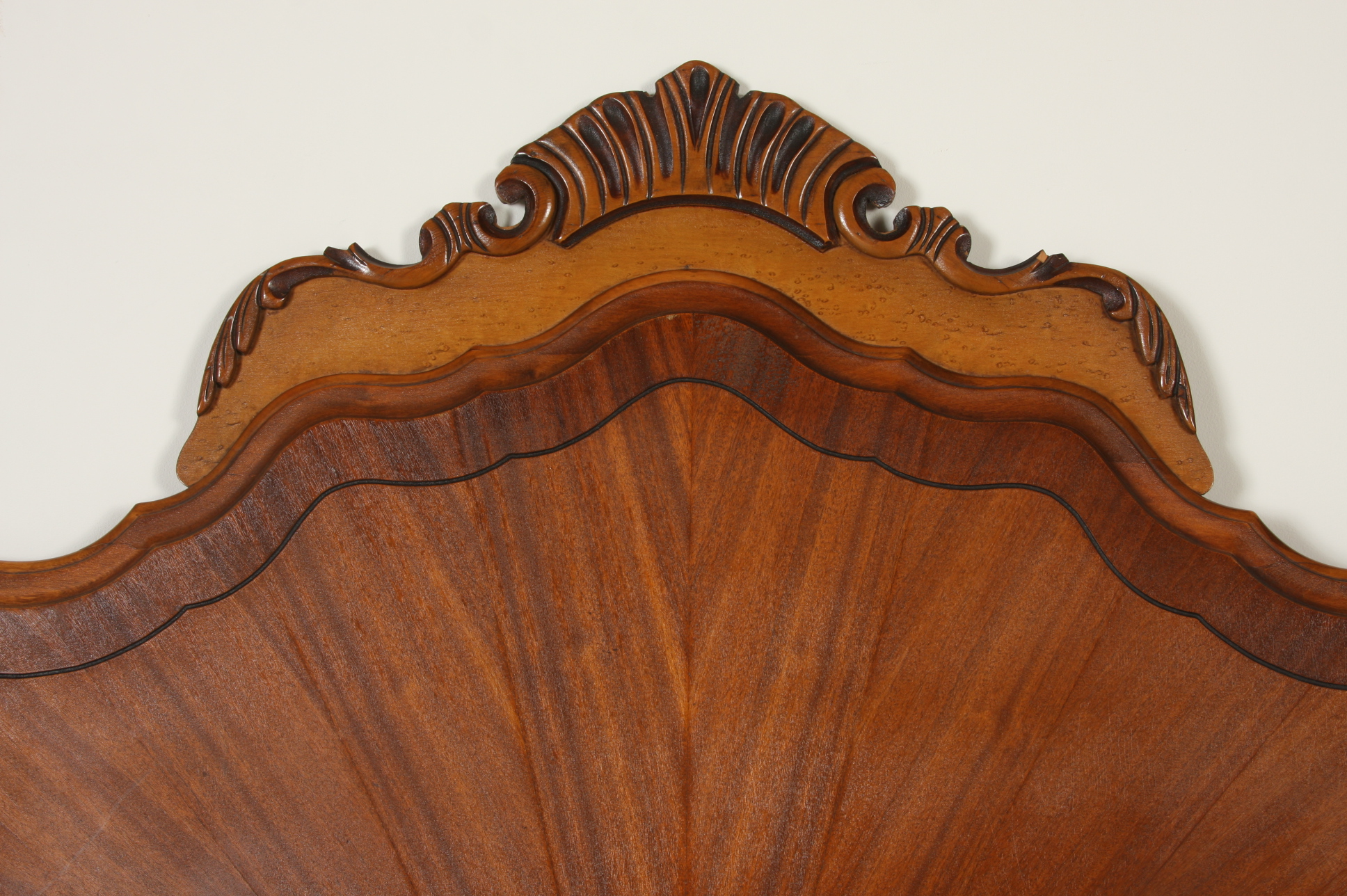 Vintage Provincial 1920s Headboard and Footboard