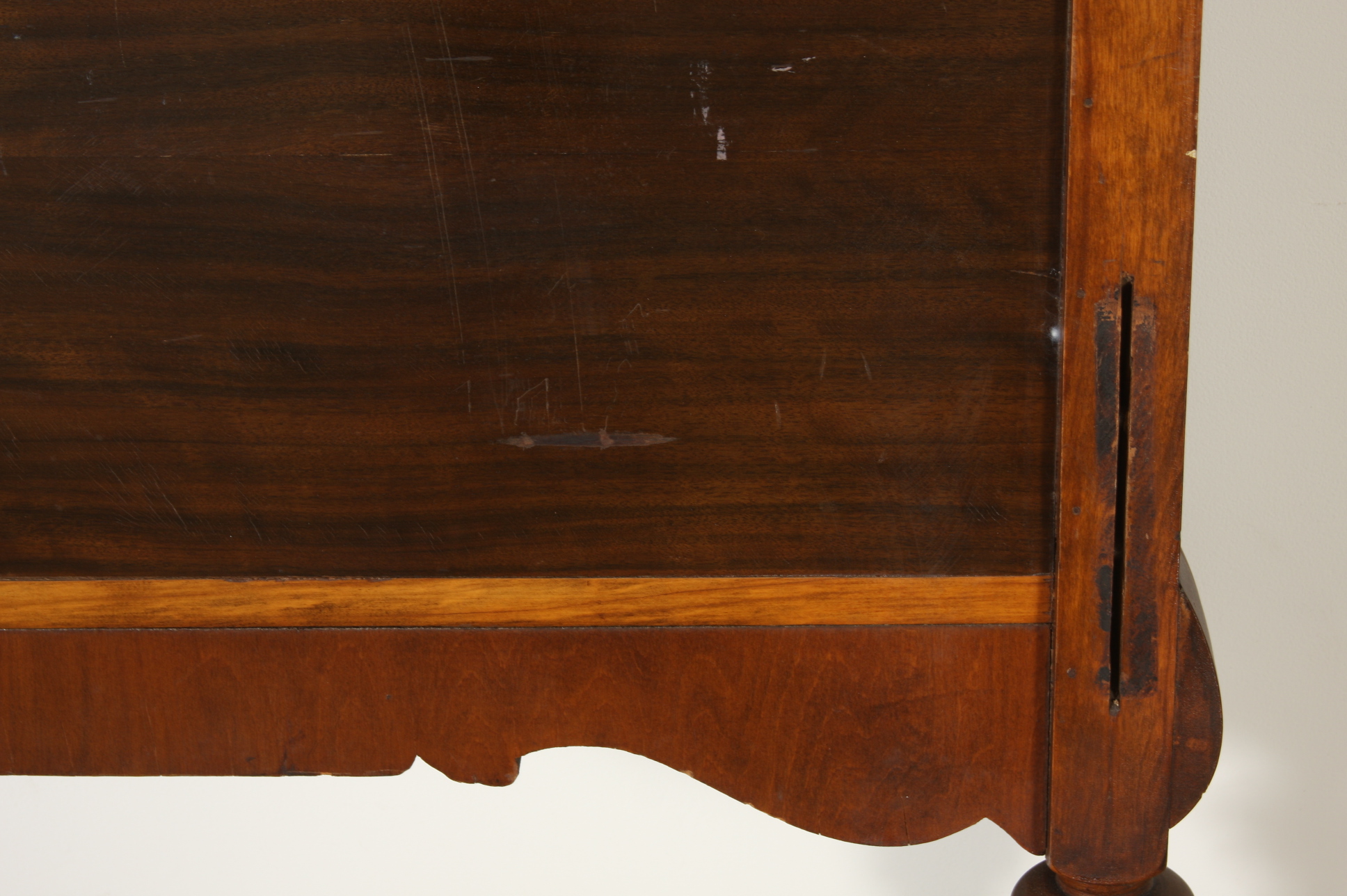 Vintage Provincial 1920s Headboard and Footboard