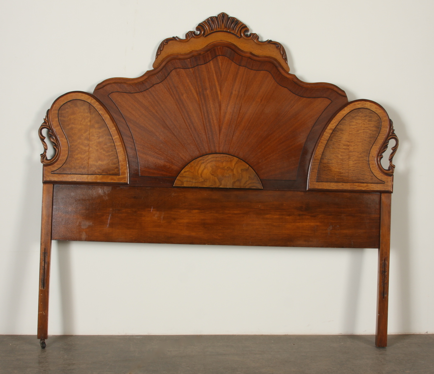 Vintage Provincial 1920s Headboard and Footboard