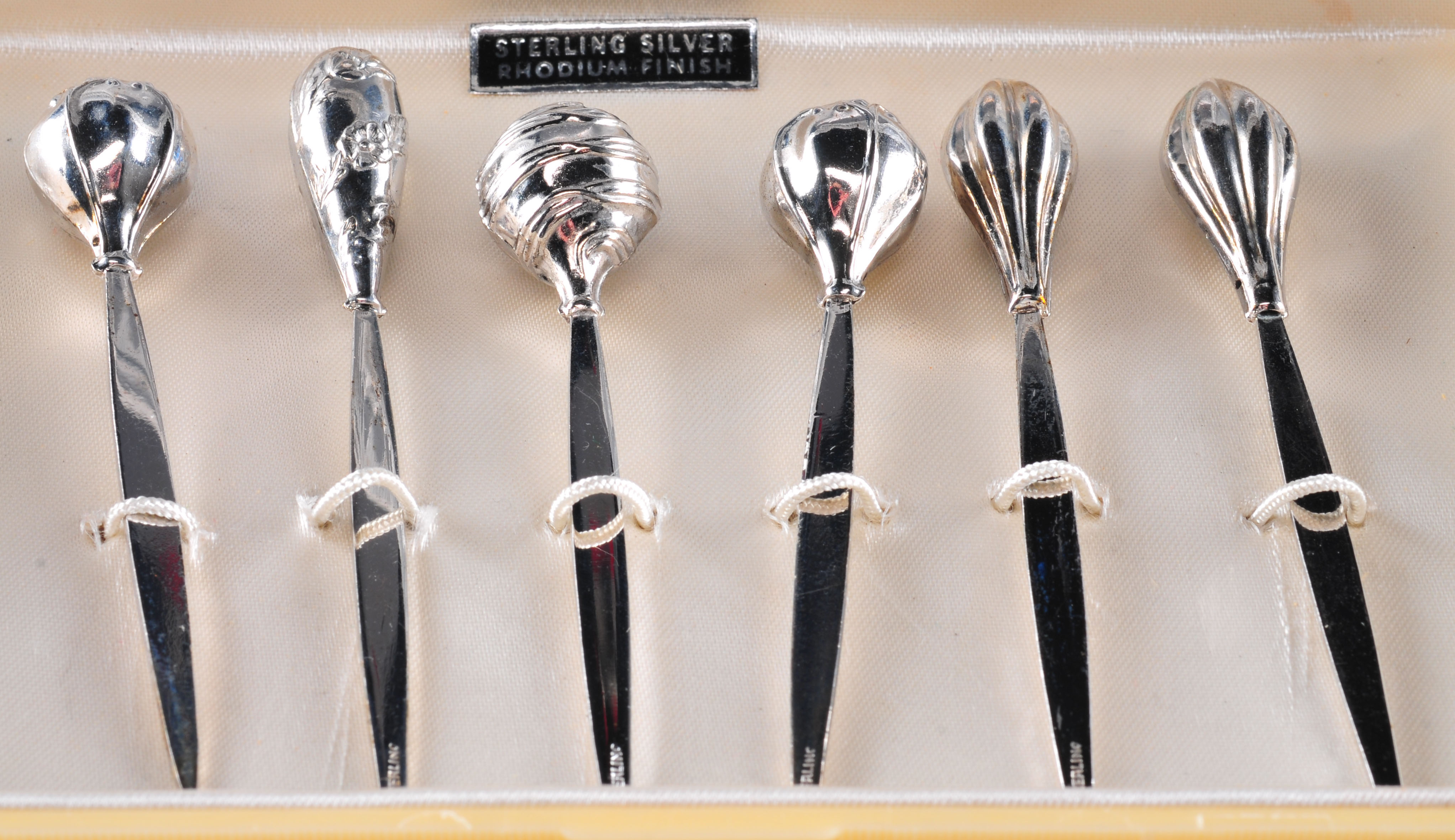 12 Sterling Silver Cocktail Picks