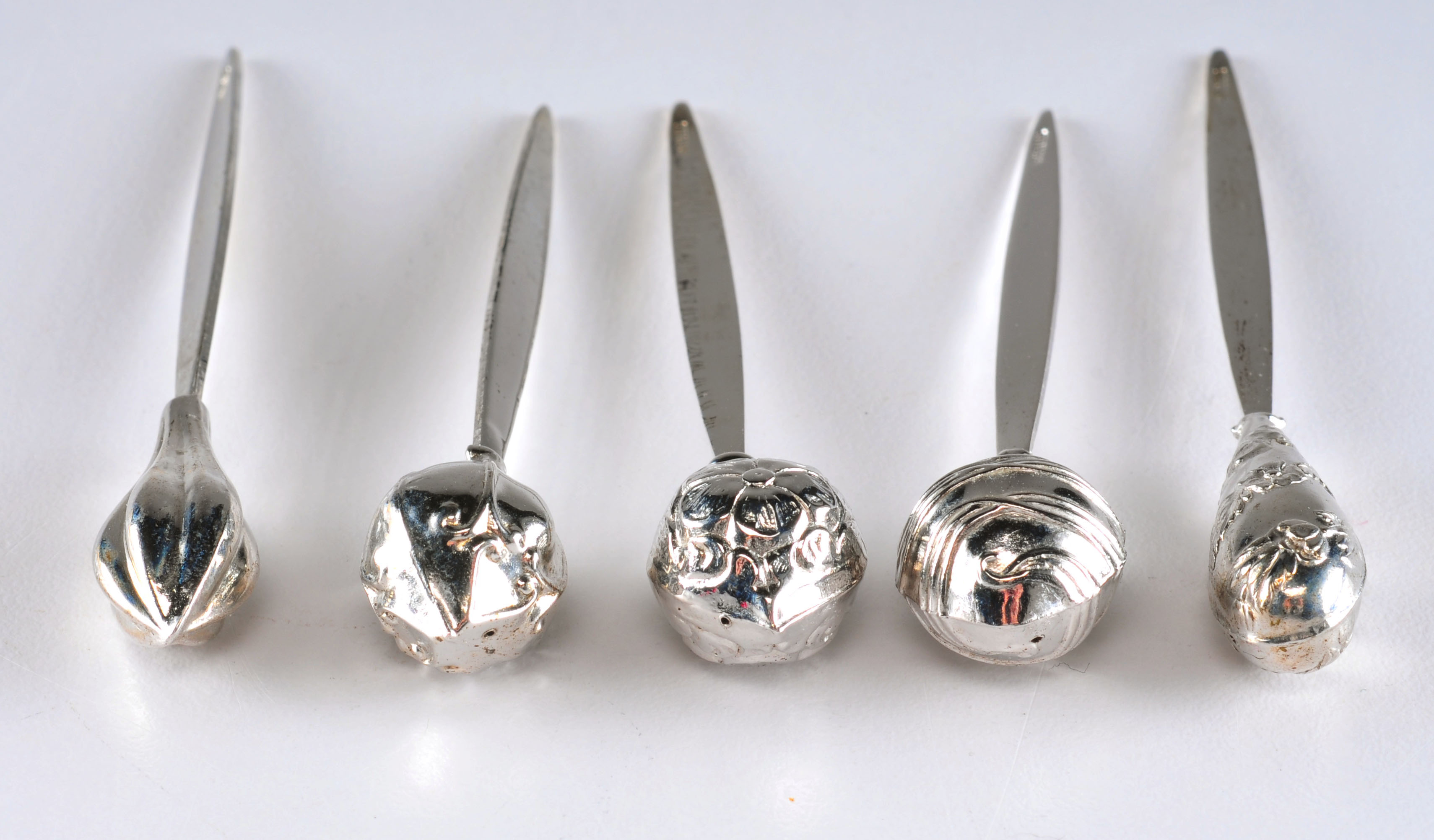 12 Sterling Silver Cocktail Picks