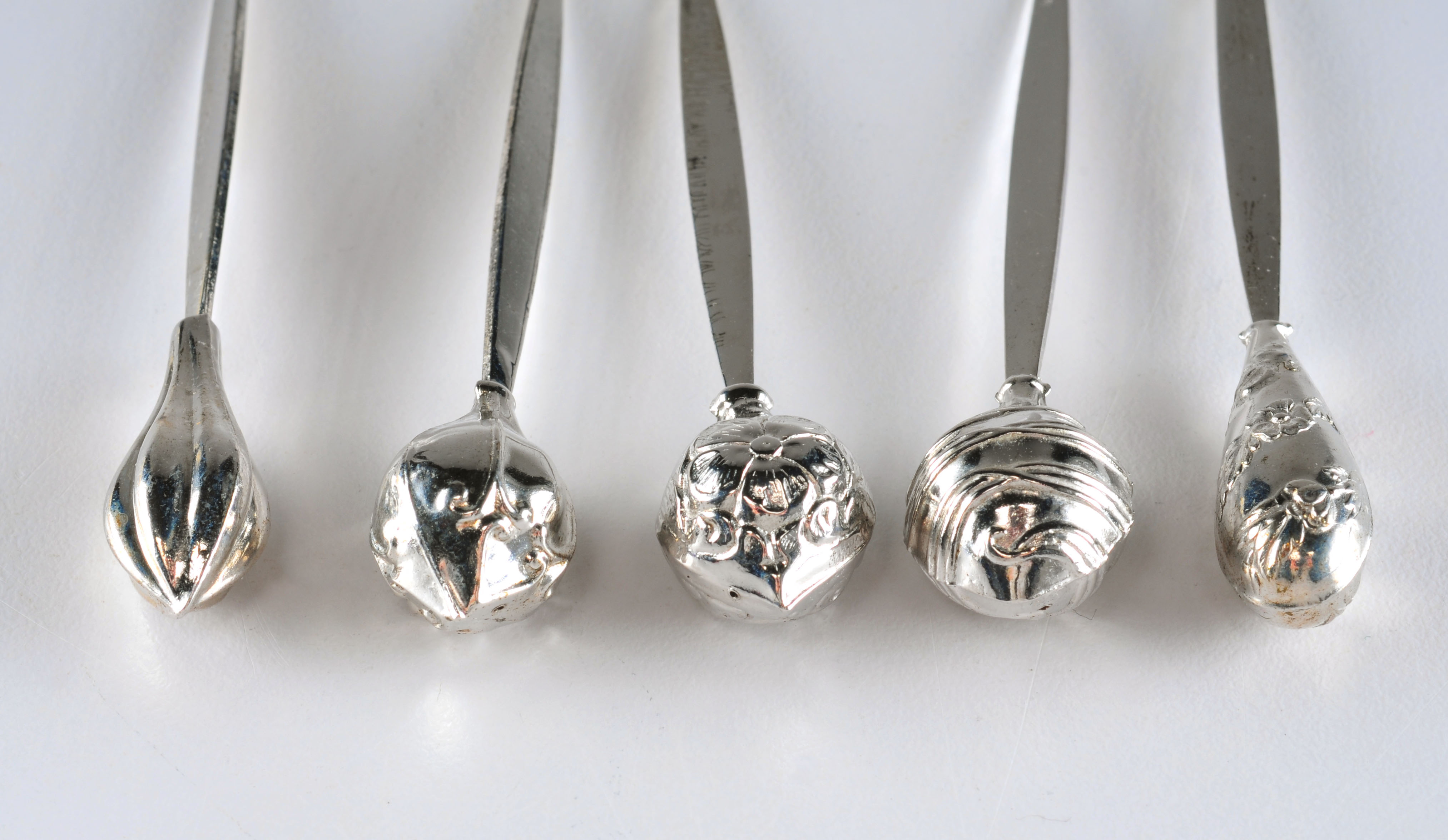 12 Sterling Silver Cocktail Picks