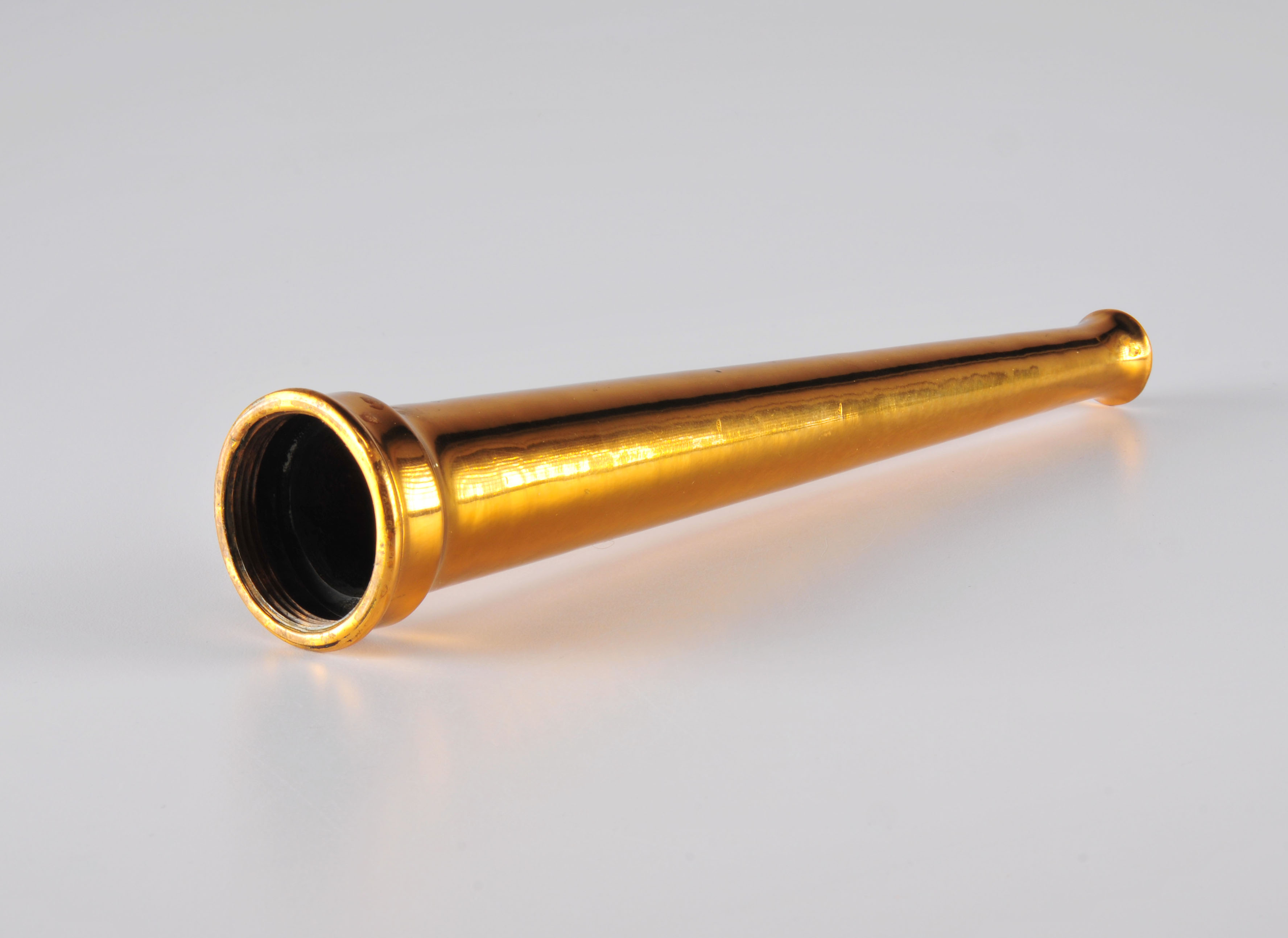 Antique Brass Fire Hose Nozzle