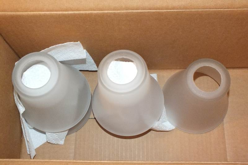 One 5 light chandelier