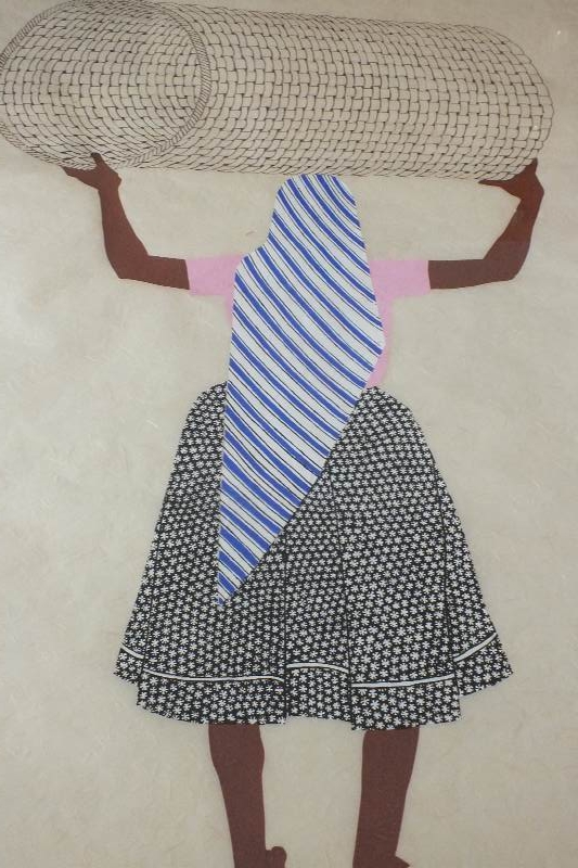  A Judith Sham hand pulled screen 