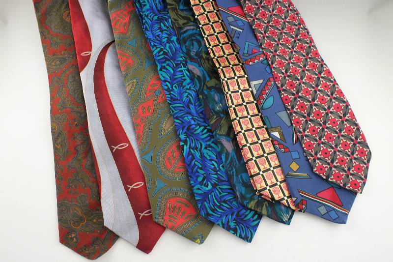 Collection of Men's ties.