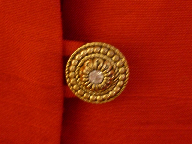 Vintage Red Evening Dress and Jacket