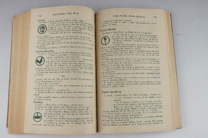 A revised first edition, 18th printing of the 1933 Handbook for Boys Boy Scouts of America