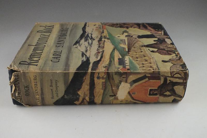 A first edition 1948 copy of" Remembrance Rock" by Carl Sandberg