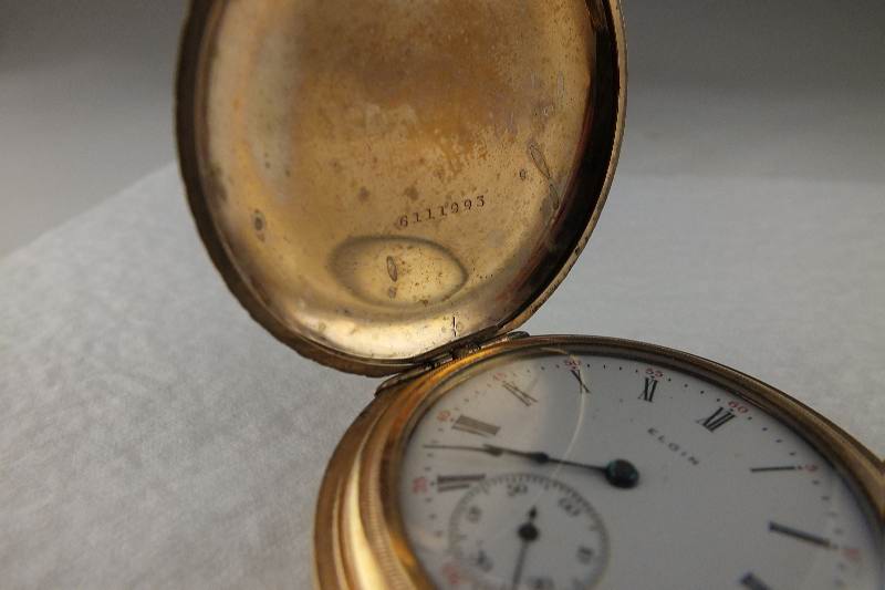 Circa 1895  Elgin  Gold filled pocket watch