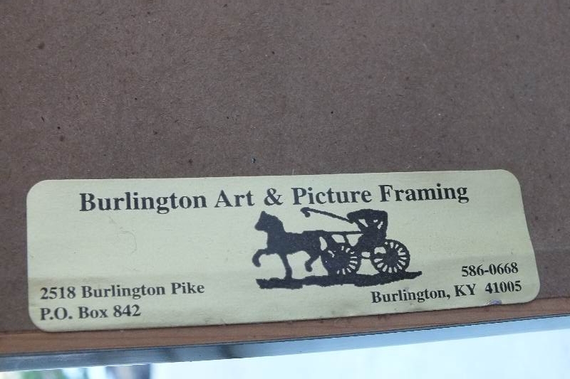 An original watercolor signed and dated by Haitian artist, Martino Dorce 1992