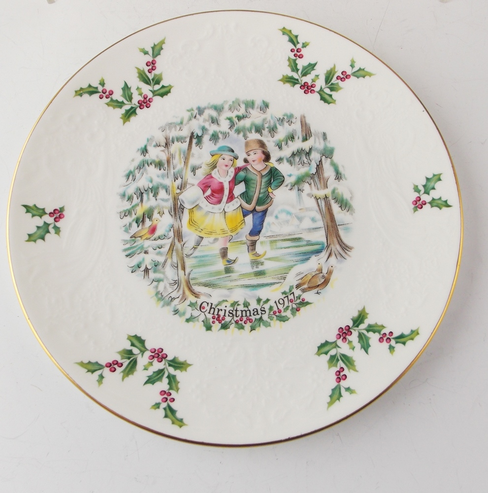 Vintage Holiday Plates
