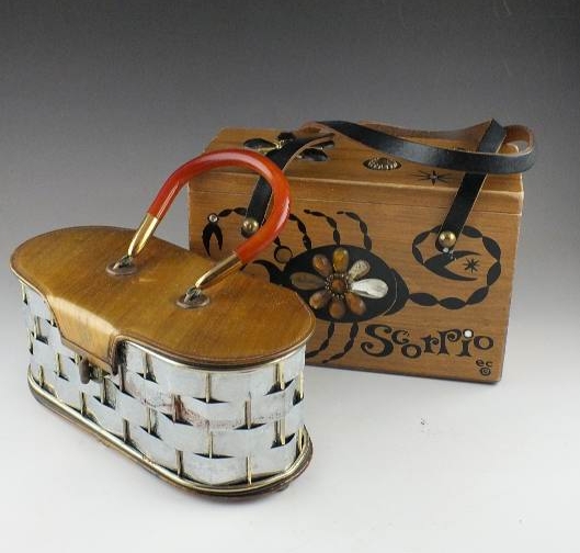 An Enid Collins Original Box bag by Collins of Texas for the Scorpio you know