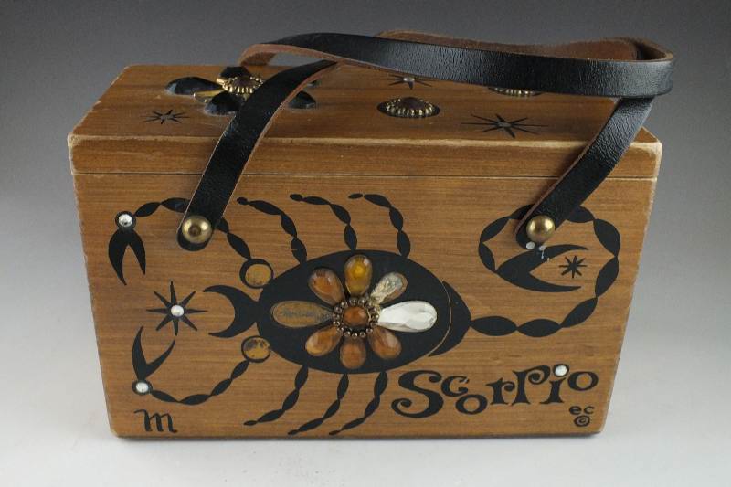 An Enid Collins Original Box bag by Collins of Texas for the Scorpio you know