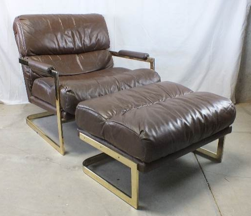 Vintage metal and vinyl furniture set