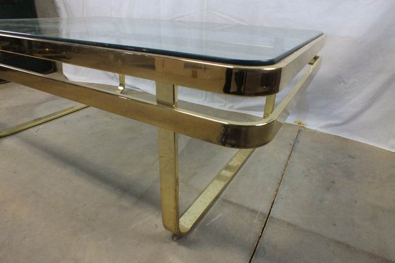 Vintage metal and vinyl furniture set