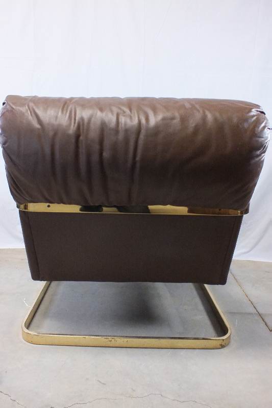 Vintage metal and vinyl furniture set