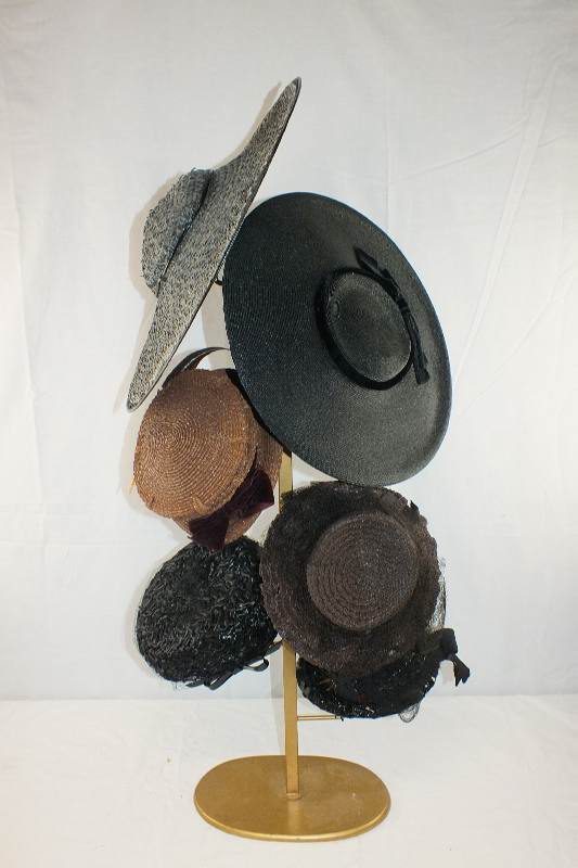 Antique and vintage Ladies straw hats