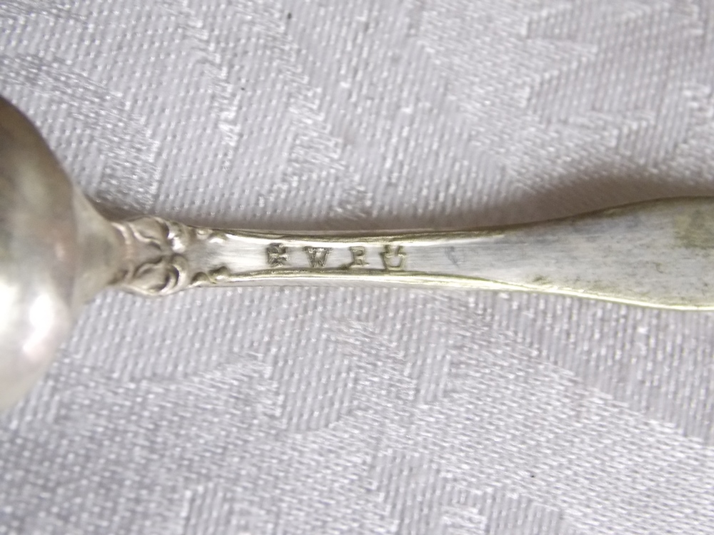 Antique Petite Spoons & Plate